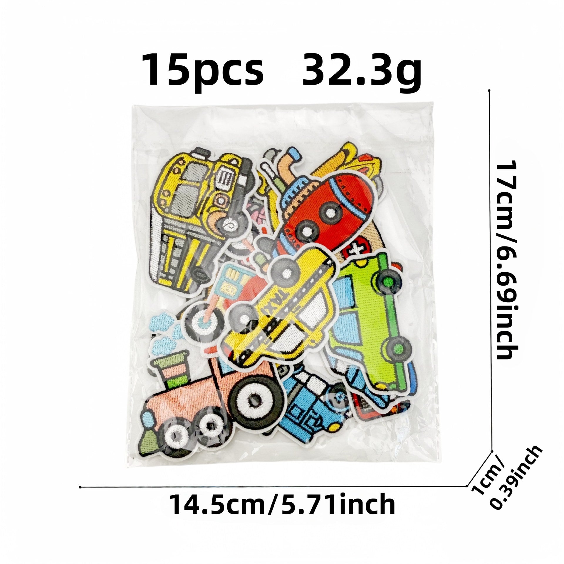 Wholesale Transportation cartoon car embroidered patch